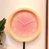 Topkey Silent Wall Clock Kitchen 10 Inch Minimalist Design Non-ticking