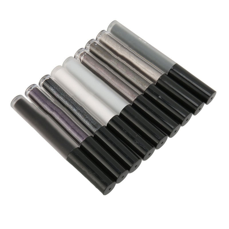9Pcs Household Liquid Eye Shadow Set Makeup Shine Finish Matte