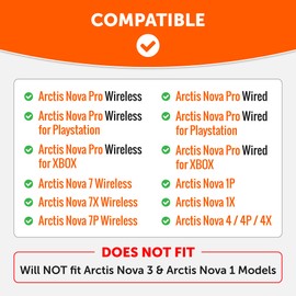 WC Side Speaker Plates for Arctis Nova Headsets, Made by Wicked Cushions | Fits Arctis Nova Pro Wireless/Pro Wired/Nova 7 / 7X / 7P | Designs Perfectly Match WC Headbands & Earpads | Cyan Prism