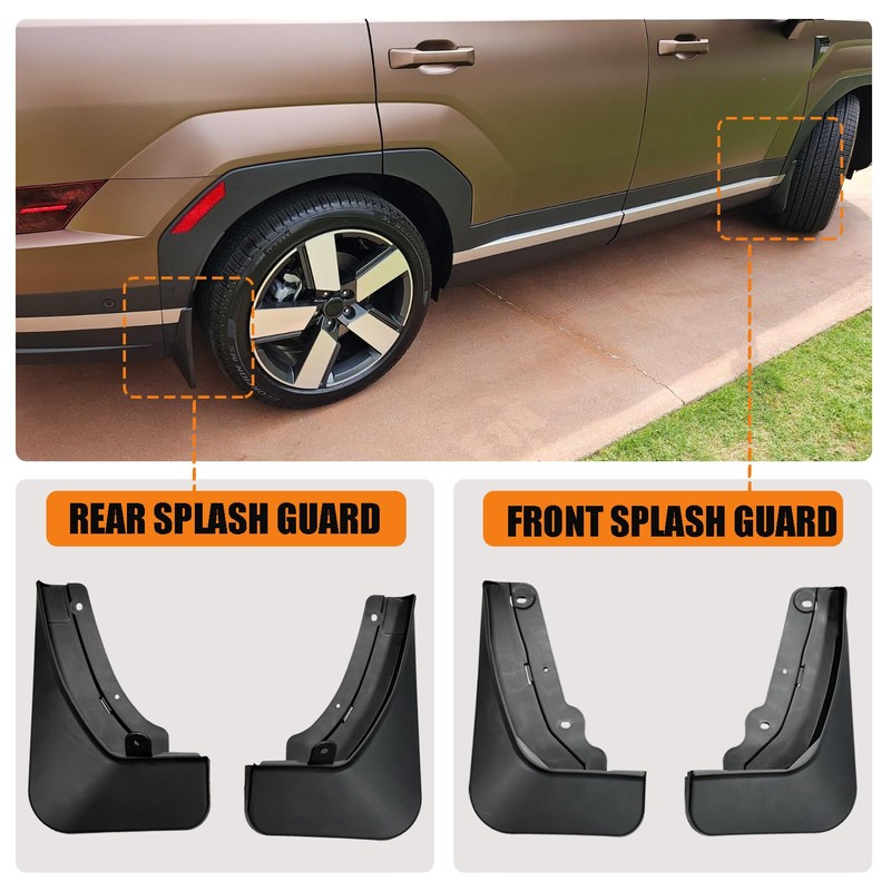 KEAIDAP Mud Flaps for Hyundai Santa fe 2024 2025 -