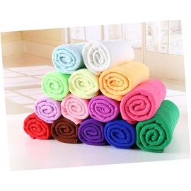 Hemobllo Toalla de Microfibra de Absorción Rápida para Secado de Cabello y Limpieza Facial Multiusos para Baño y Coche y Duradera Color Azul Oscuro