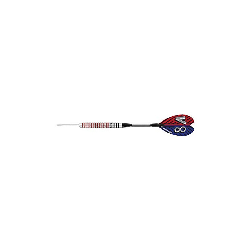 BULL'S V8 V2 Steel Dart 22g, Black