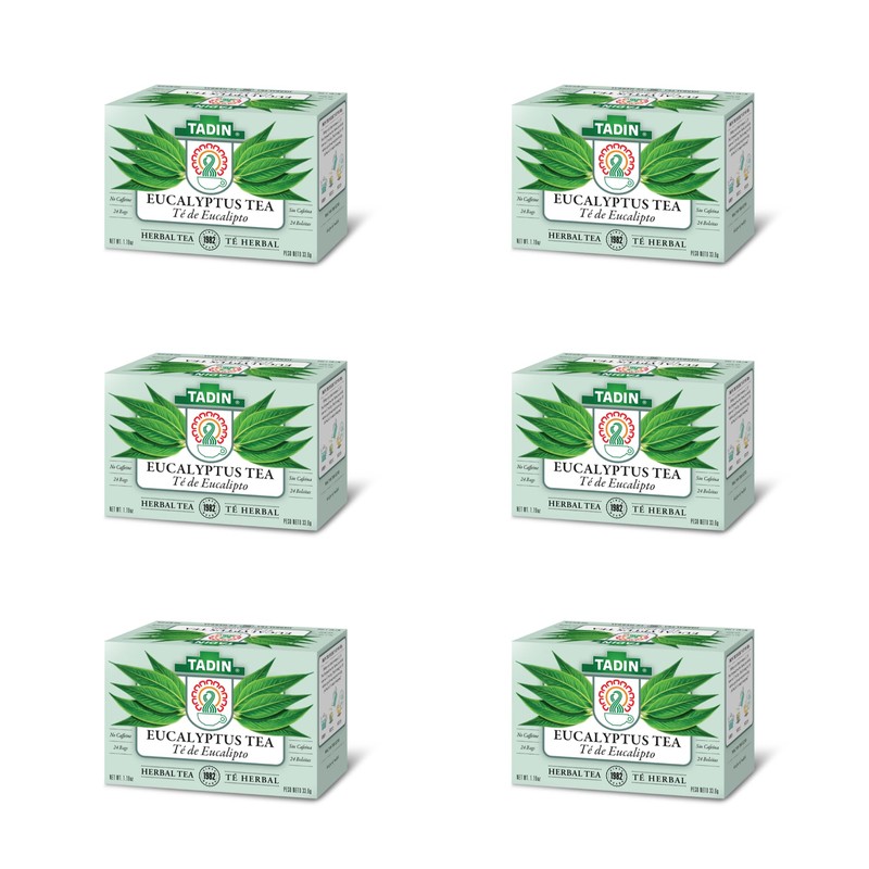 Tadin Eucalyptus Tea, Herbal Tea, Caffeine Free, 24 Tea Bags