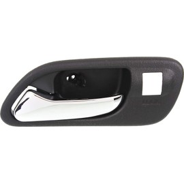 Garage-Pro Interior Door Handle Compatible with 1999-2003 Acura TL & 2001-2006 MDX Front, Driver Side Black Bezel with Chrome Lever