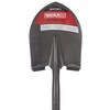 Radius Premium D-Handle Round-Point Shovel, Steel Shaft