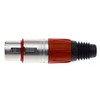 Keple 5 Pin XLR Female Red - Female Audio Microphone