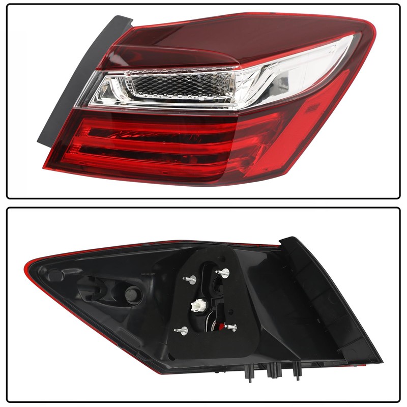 Tail Light Assembly Fit for 2016 2017 Honda Accord,Right Outer