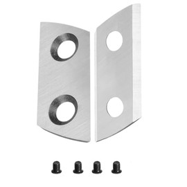 Greatshow 1 Pair Wood Chipper Blades Shredder Knives Replacement for Sun Joe CJ601E CJ602E Earthwise GS70015