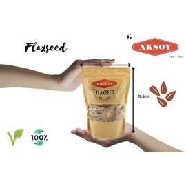 🟤 Aksoy Brown Whole Flaxseed (Linseed) 650gr || Batch Tested , Raw, Non GMO