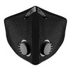 RZMask M2.5 Extra Large Dust Face Mask Breathable Mesh Black