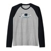 Vintage Tech Icons Retro IT Hardware and Gadgets Raglan Baseball