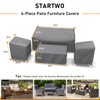 Outdoor Furniture Cover Waterproof, STARTWO Patio Furniture Covers 4 Piece