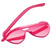 Maxdot Heart Shape Sunglasses Rimless Transparent Heart Glasses Party Favors
