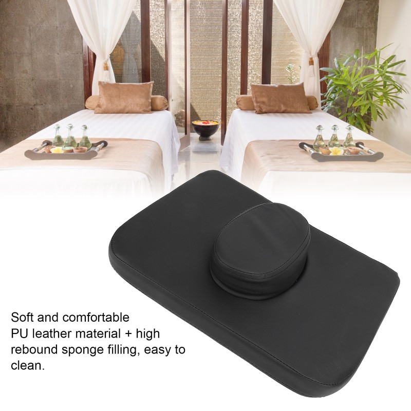 Massage Table Face Cushion Universal PU Leather Square Massage Face