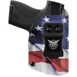 We The People Holsters - American Flag - Right Hand - IWB Holster Compatible with Smith & Wesson M&P Shield / M2.0 / Plus 9mm/.40