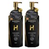 HERBENSIUS Luxury Shampoo and Treatment, 16.9 fl oz (500 ml)