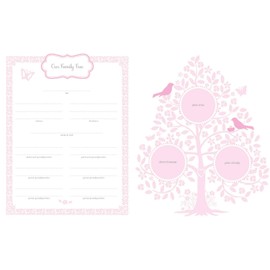 C.R. Gibson Pink and White 'Sweet Baby Girl' Bound First Five Years Baby Book, 64pgs, 10'' W x 11.75'' H