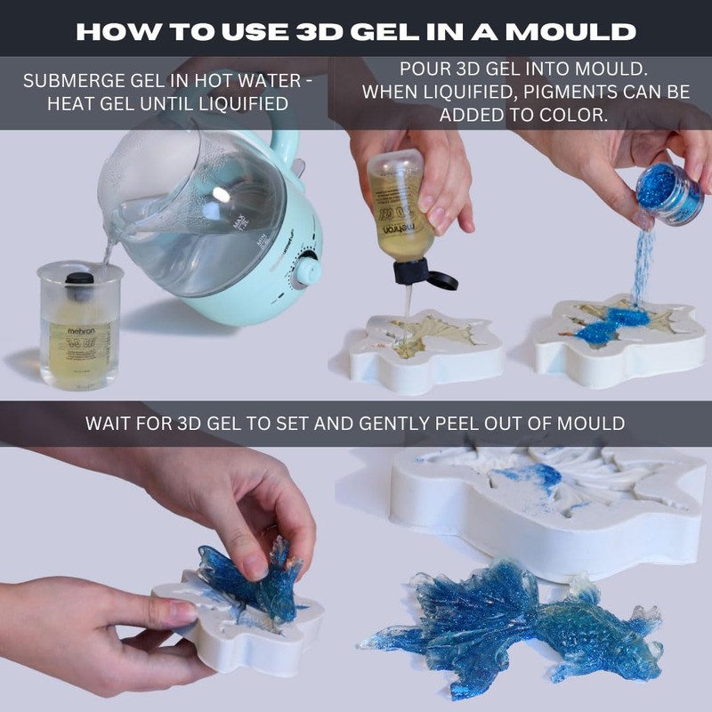 Mehron Makeup 3-D Gel Slab for Special Effects (8 ounce)
