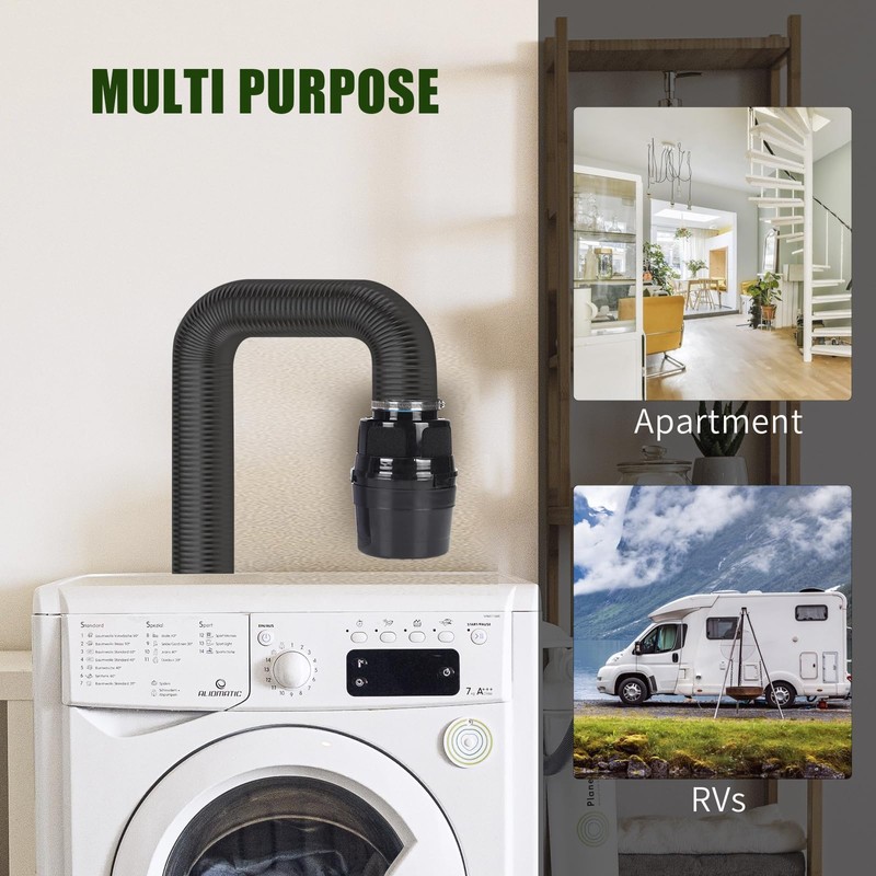 Upgraded Version - VIWINVELA 3 in 1 Indoor Dryer Vent