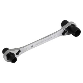 SK11 Multi-Function Wrench 4 Size Ratchet Wrench DVC-501W 72-Tooth Gear Sockets 8×10×12×13mm with Butterfly Screwdriver