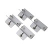Set of 4 metal solar panel brackets for mounting on
