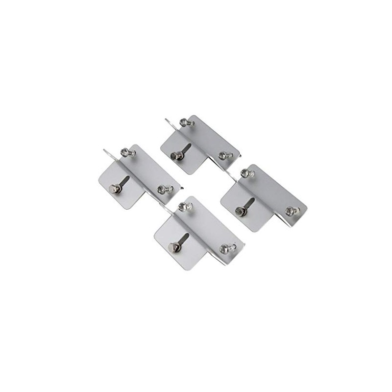 Set of 4 metal solar panel brackets for mounting on
