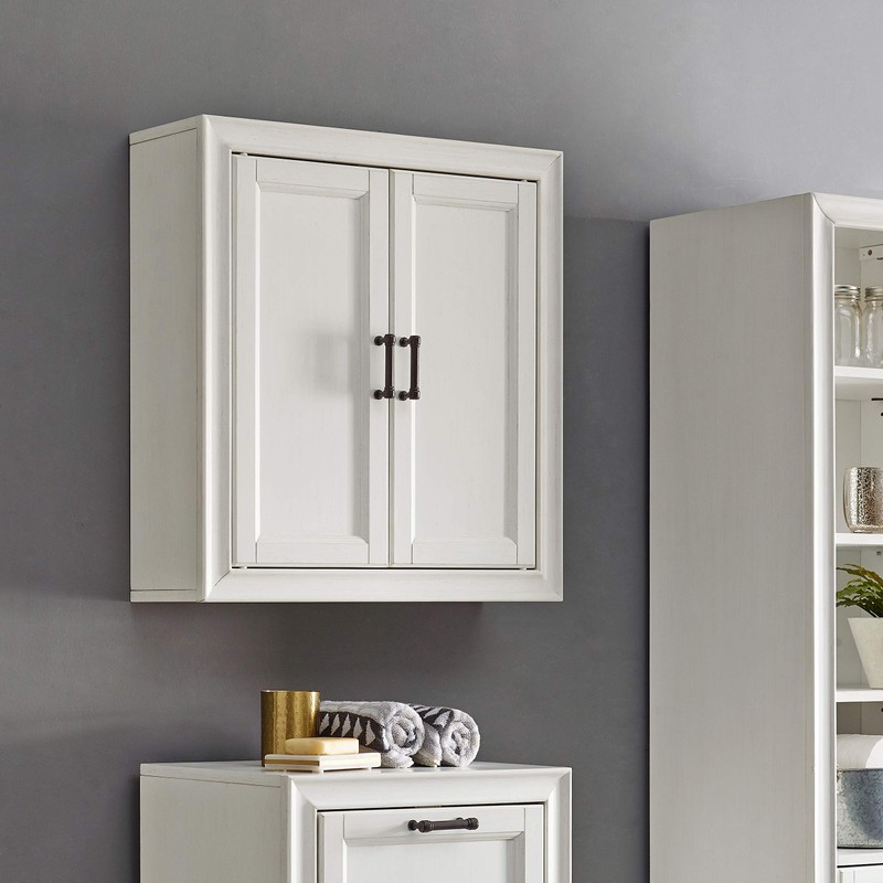 Crosley Furniture Tara Wall Mounted Bathroom Storage Medicine Cabinet with