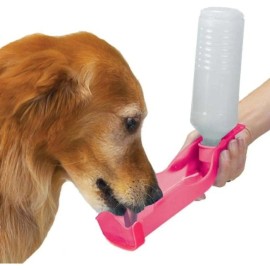 Guardian Gear Cruising Companion Handi-Drink Pet Travel Water Dispenser, HotPink