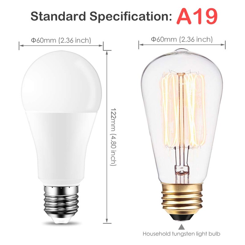 Yangcsl LED Light Bulbs 85W Equivalent 1200lm, RGB Color Changing