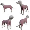 Lovelonglong Ribbed Dog Pajamas Cotton Knitted Dog Jumpsuits 4 Legged