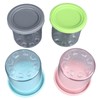 4Pcs Ice Cream Pints Containers and Lids Large Capacity Round