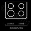 KITCHEN BASICS 101 5304430150, 5304430149 and 318067051 Replacement Porcelain Drip