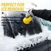 ZONETECH Electric Snow Ice Scraper USB Rechargeable - Premium Quality