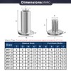 Drenky M6 X 35mm Connection Screws M6 Belt Buckle Binding