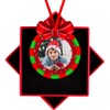 SICOHOME Christmas Frame Ornament 2020, 2.8"x 3" Christmas Wreath Photo
