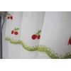 Householdfurnishing Embroidered Kitchen Window Pair Curtains Set Rod Pocket with