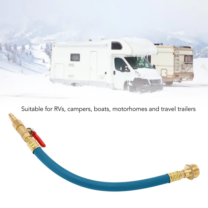 RV Winterizing Kit with Quick Connect Plug and Shut Off
