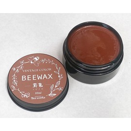 Vintage Color Beeswax Wax BEEWAX (Brown), 2.8 fl oz (80 ml)