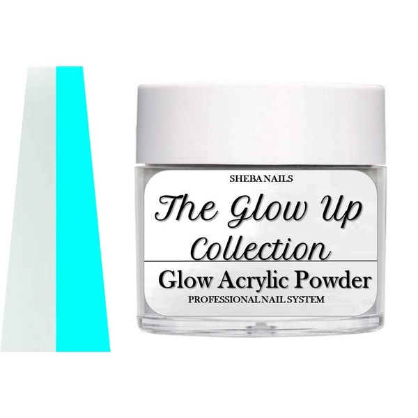 SHEBA NAILS Glow In The Dark Acrylic Powder The Glow