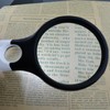 Magnifier 3 LED Light, Marrywindix 3X 45X Handheld Magnifier Reading