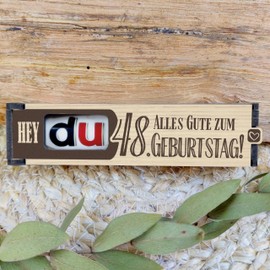 Generisch 48 Geburtstag - Schokoriegel Geschenkbox inkl. Duplo - 48 Geburtstag Deko, Geschenkideen zum 48 Geburtstag, 48 Geburtstag Frauen, 48 Geburtstag Männer, 48 Geburtstag Geschenk
