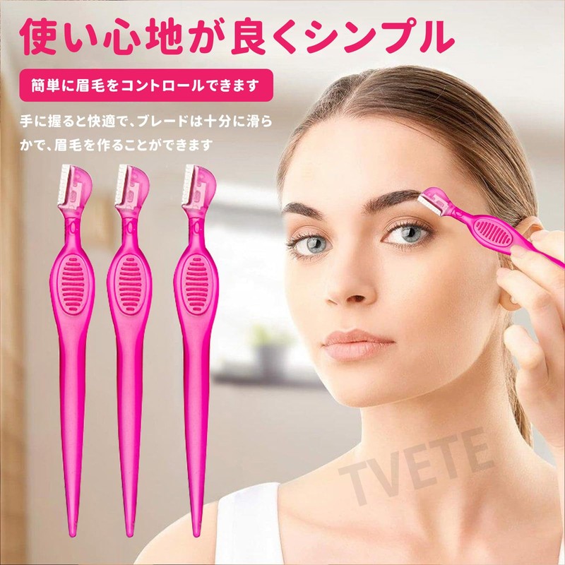 Eyebrow Trimmer Eyebrow Shaving Set of 3 Manual Eyebrow Razor