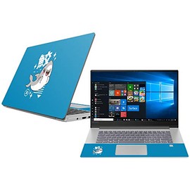 MightySkins Skin Compatible with Lenovo Ideapad 530S 15" (2018) - Shark Kawaii | Protective, Durable, and Unique Vinyl Decal wrap Cover | Easy to Apply, Remove, and Change Styles | Made in The USA
