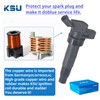 KSU Coil pack Spark Plug compatible with Kia Borrego 4.6L