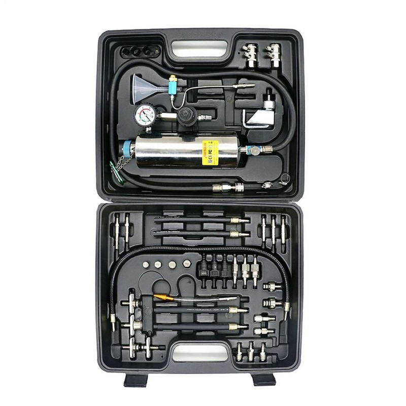 Fuel Injector Cleaner Kit, Non-dismantle 1000ML 150PSI Fuel Injector Tester