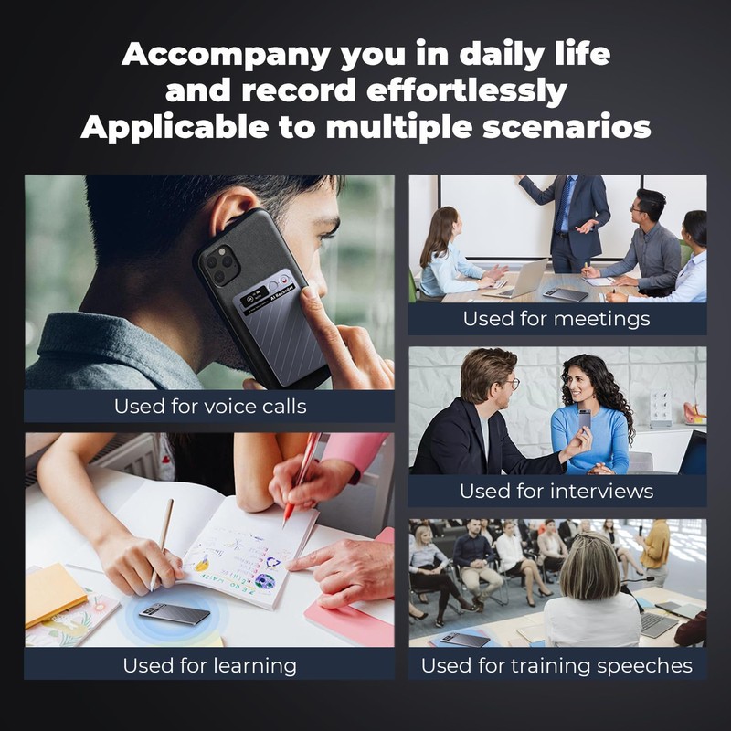 AI Voice Recorder with App Control - Transcribe & Summarize