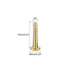 sourcing map Pack of 50 Wood Screws M3 x 16