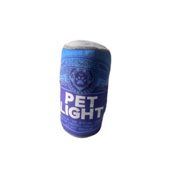 Pawcratean Drinks Plush Dog Toy, Squeaker, Interactive Pet Toy for Small and Medium Dogs Teeth Cleaning Self-Entertertrainment (Blue Beer)