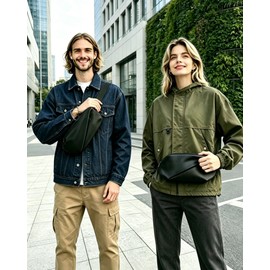 TODREMOU Bum Bag & Neck Pouch Men Women - Waterproof Lightweight Belt Bag for Travel Mobile Phone Purse