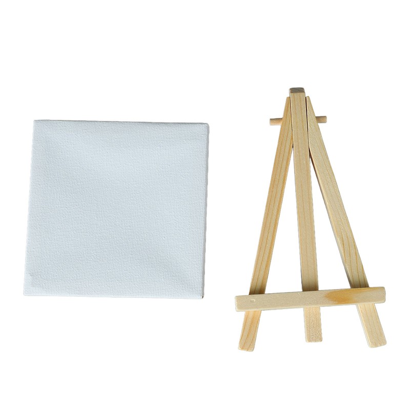 10Pcs Mini Easel Stand 5.9in High 3.1in Wide Adjustable Slope